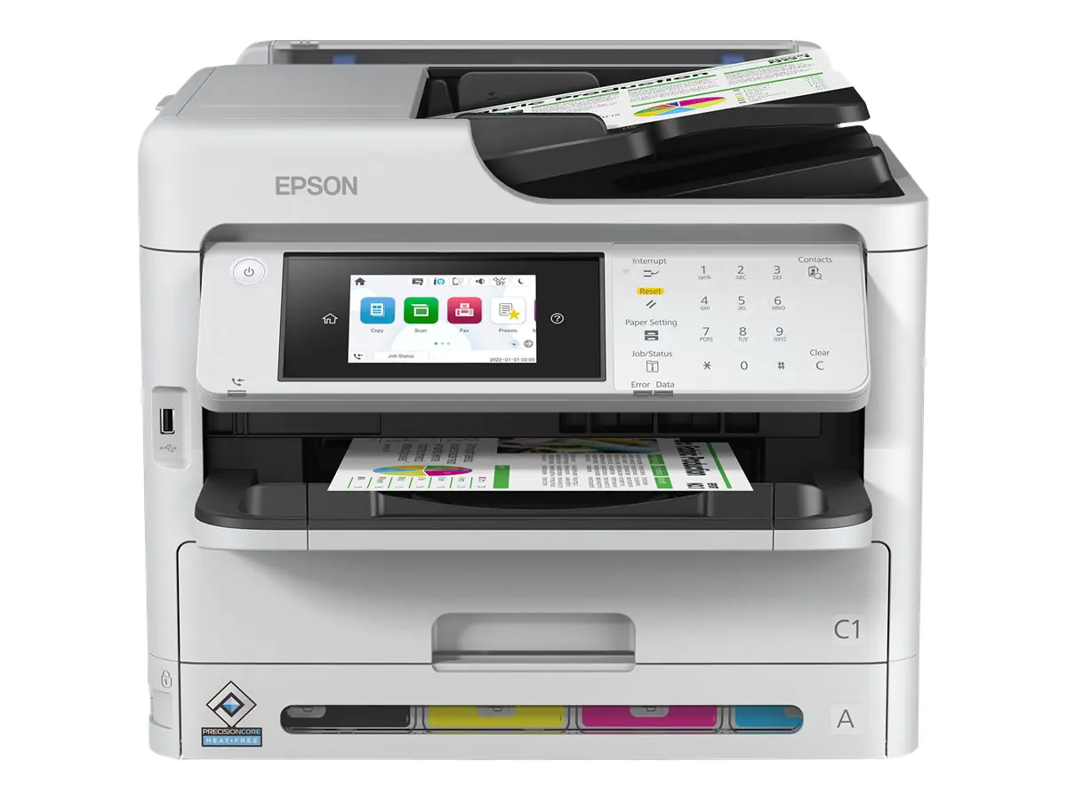 Epson WorkForce Pro WF-C5890DWF - Multifunktionsdrucker - Farbe - Tintenstrahl - A4/Legal (Medien) C11CK23401