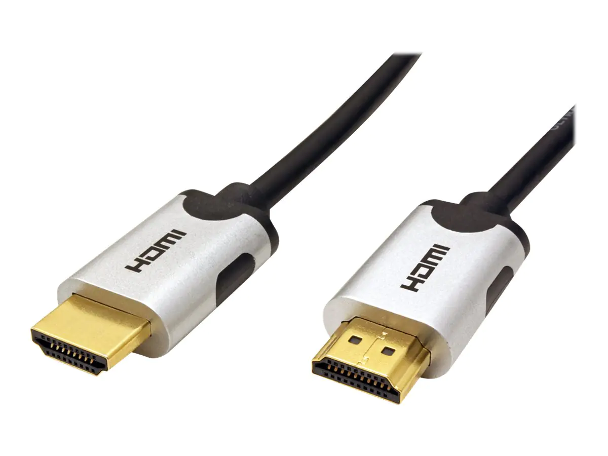 VALUE Ultra High Speed - HDMI-Kabel - HDMI männlich zu HDMI männlich - 1.5 m - Doppelisolierung - Schwarz - 10K UWHD-Support (10.240 x 4.320) 11.99.5941