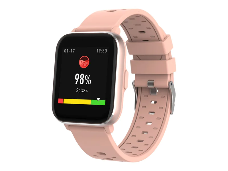 DENVER SW-164 - Rose - intelligente Uhr mit Band - Anzeige 3.6 cm (1.4") - Bluetooth - 141 g