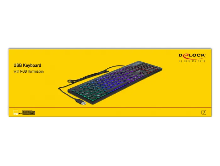 Delock Tastatur - Hintergrundbeleuchtung 12625