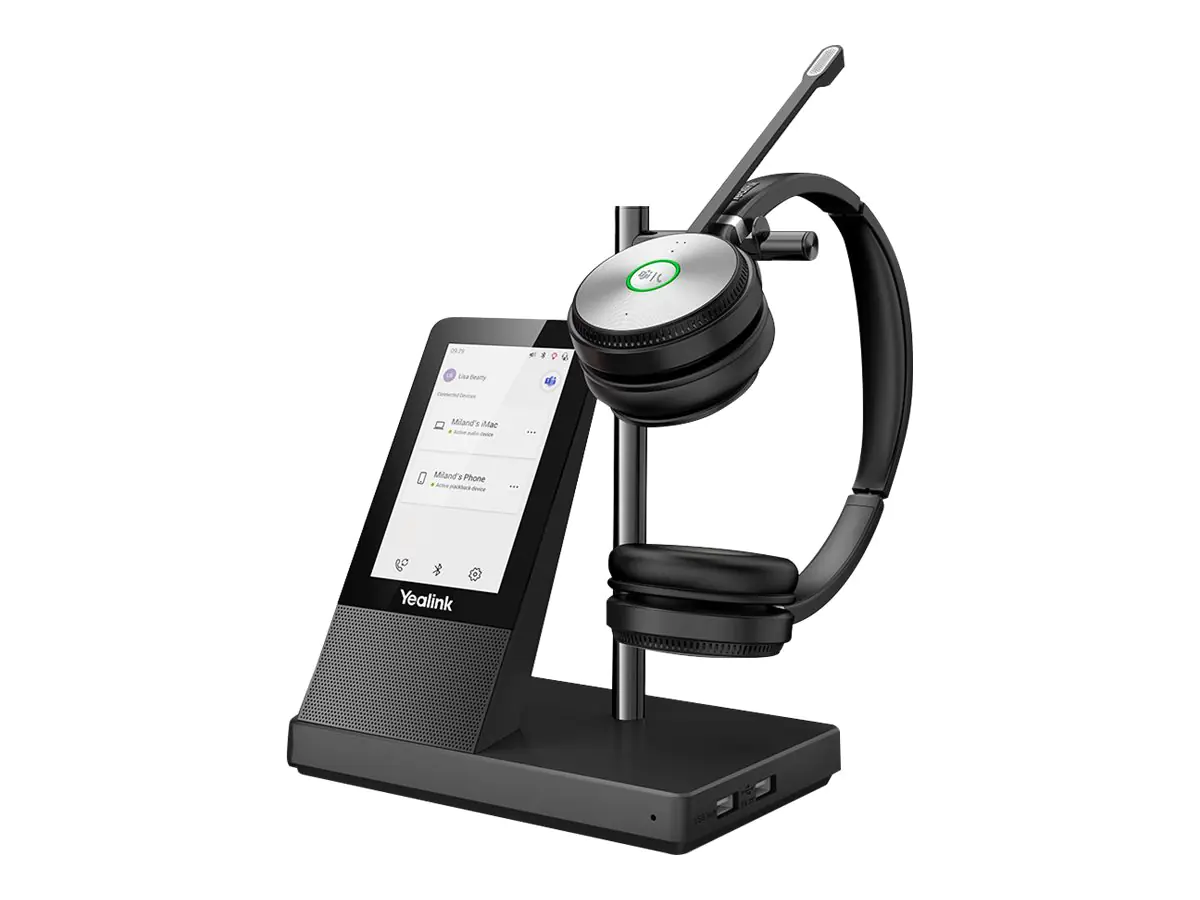 Yealink WH66 Dual UC - Headset - On-Ear - DECT - kabellos - WH66_DUAL_UC
