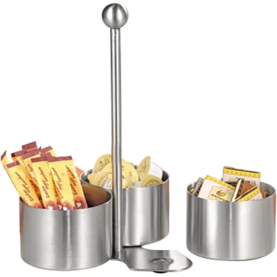 Esmeyer Servierset Boston 400-1790 16x16x24cm 3Schalen/1Halter silber Esmeyer Servierset Boston 400-1790 16x16x24cm 3Schalen/1Halter silber