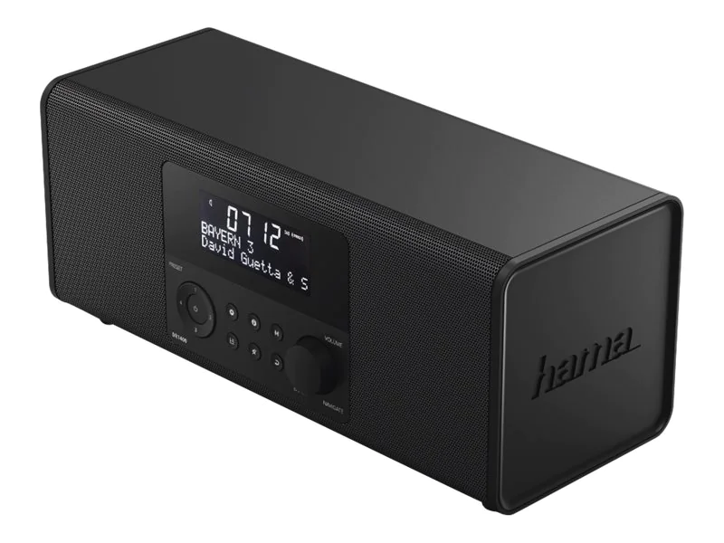 Hama DR1400 - DAB-Radio - 2 x 3 Watt - Schwarz 00054872