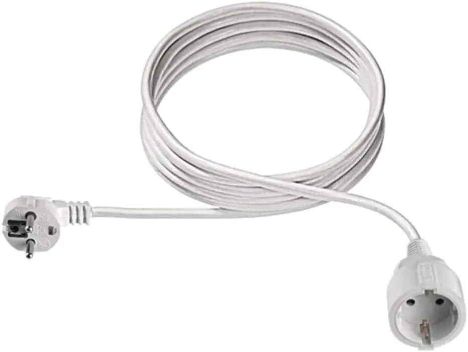 Bachmann Schutzkontakt-Verlängerung, H05VV-F 3G 1,50mm², mit erhöhtem Berührungsschutz, weiß, 10,0m Bachmann Schutzkontakt-Verlängerung, H05VV-F 3G 1,50mm², mit erhöhtem Berührungsschutz, weiß, 10,0m