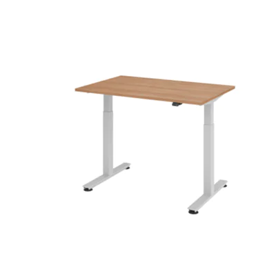 Hammerbacher Schreibtisch VXMST12/N/S 120x80cm nußbaum Hammerbacher Schreibtisch VXMST12/N/S 120x80cm nußbaum