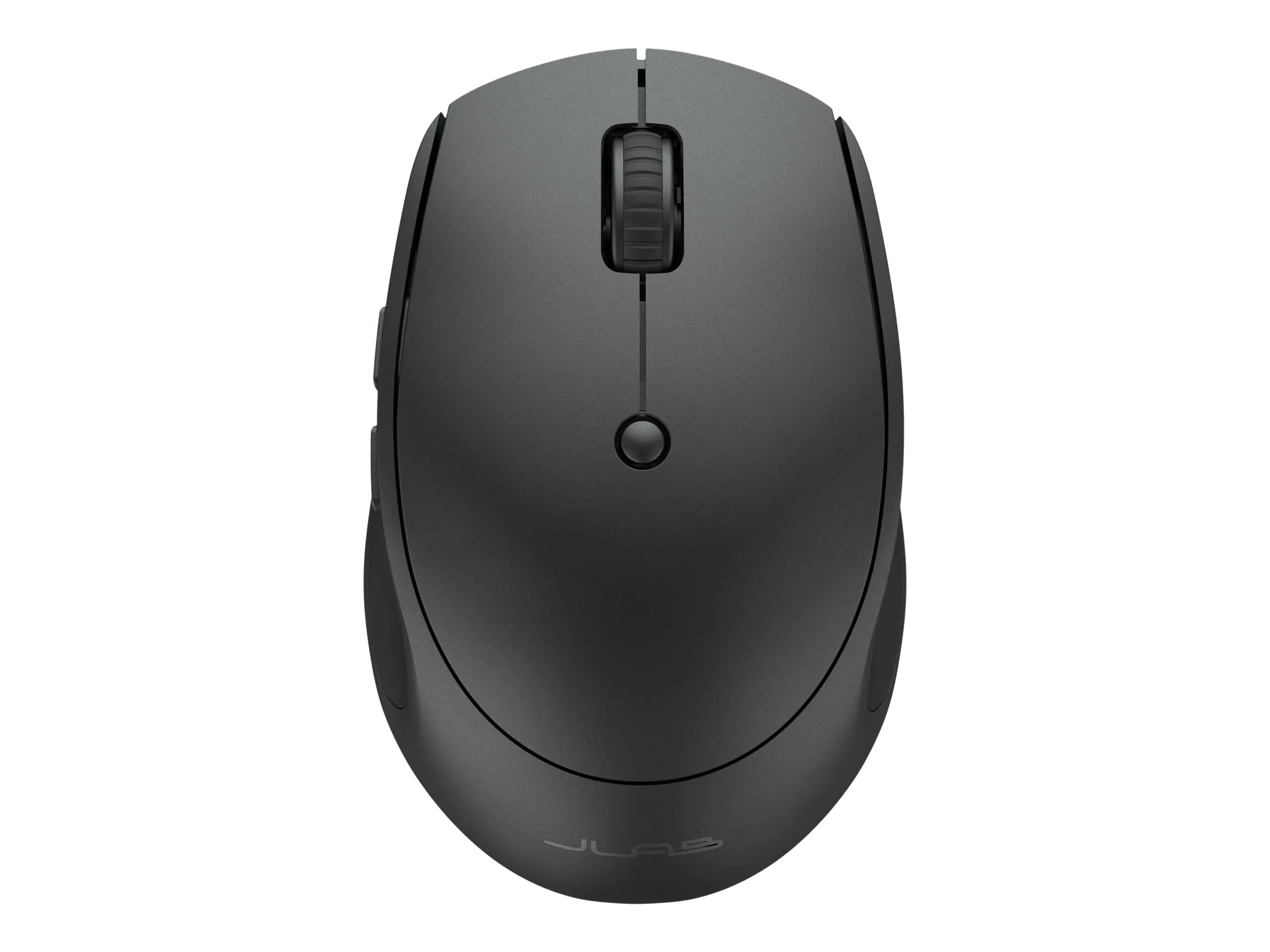 JLAB Audio JLab GO Charge - Maus - klein - rechts- und linkshändig - 6 Tasten - kabellos - 2.4 GHz, Bluetooth - kabelloser Empfänger (USB) IEUMGOCHRGMSRBLK124