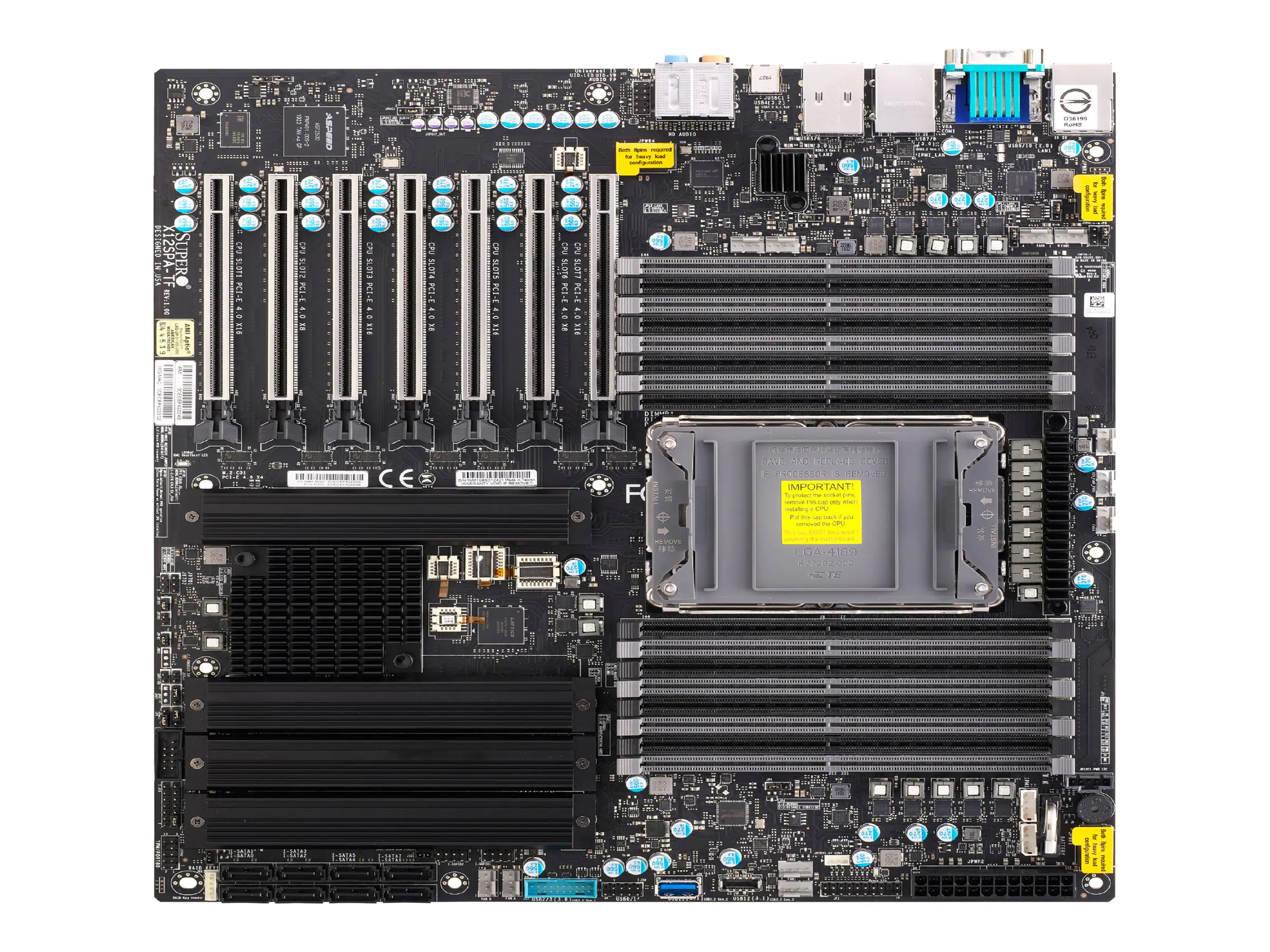 Supermicro X12SPA-TF - Motherboard - E-ATX MBD-X12SPA-TF-O