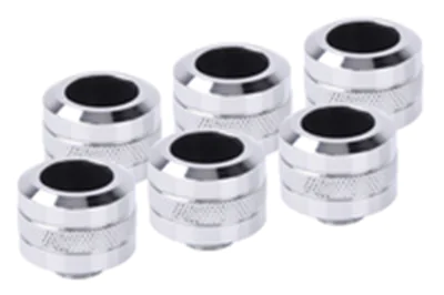 Alphacool 17476, Anpassungssatz, Messing, Chrom, 1/4", 23 mm, 2,6 cm