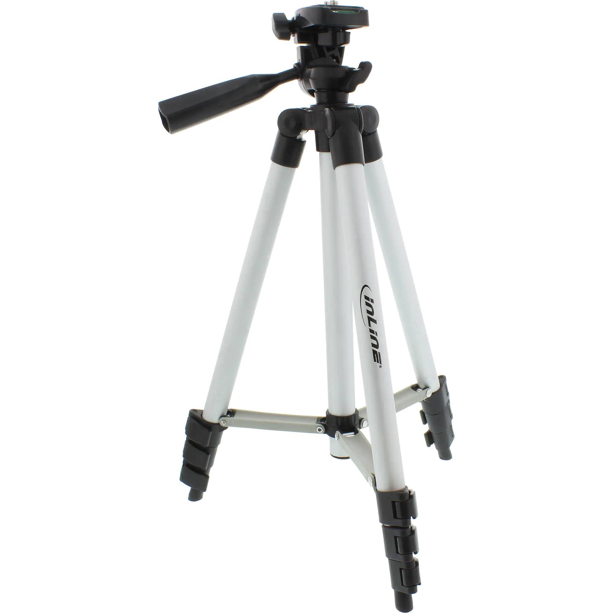 InLine Stativ für Digitalkameras und Videokameras - Aluminium - Höhe max. 1,06m 48002B