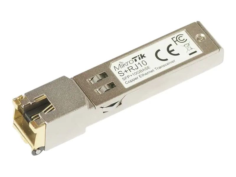 MikroTik S+RJ10 - SFP+-Transceiver-Modul - 10 GigE, 5 GigE, 2.5 GigE - 10Base-T, 100Base-TX, 1000Base-T, 10GBase-T, 2.5GBase-T, 5GBase-T / RJ-45 - bis zu 200 m
