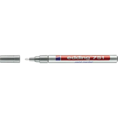 edding Lackmarker 751 4-751054 1-2mm Rundspitze permanent silber edding Lackmarker 751 4-751054 1-2mm Rundspitze permanent silber