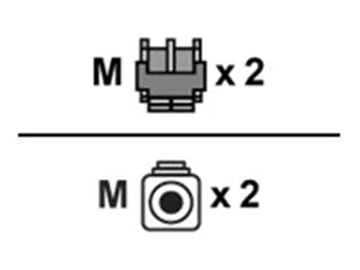 Helos - Patch-Kabel - E2000 Multi-Mode zu LC Multi-Mode - 10 m - Glasfaser - Duplex - 50/125 Mikrometer - OM3 - Aquamarin Helos - Patch-Kabel - E2000 Multi-Mode zu LC Multi-Mode - 10 m - Glasfaser - Duplex - 50/125 Mikrometer - OM3 - Aquamarin