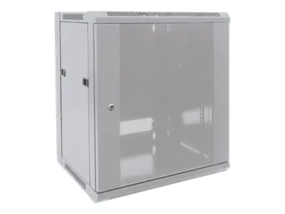 Intellinet Network Cabinet, Wall Mount (Standard), 9U, Usable Depth 260mm/Width 510mm, Grey, Flatpack, Max 60kg, Metal & Glass Door, Back Panel, Removeable Sides, Suitable also for use on desk or floor, 19", Parts for wall install (eg screws/rawl plugs) n Intellinet Network Cabinet, Wall Mount (Standard), 9U, Usable Depth 260mm/Width 510mm, Grey, Flatpack, Max 60kg, Metal & Glass Door, Back Panel, Removeable Sides, Suitable also for use on desk or floor, 19", Parts for wall install (eg screws/rawl plugs) n