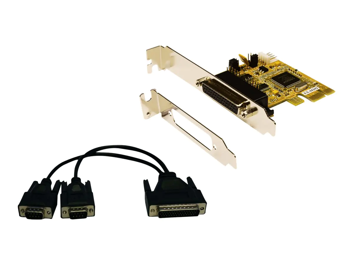 Exsys EX-44342 - Serieller Adapter - PCIe - RS-232 x 2 Exsys EX-44342 - Serieller Adapter - PCIe - RS-232 x 2
