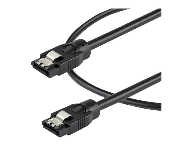 StarTech.com 0,3 m rundes SATA-Kabel - Verriegelungsstecker - 6 Gbs - SATA-Kabel - Serial ATA 150/300/600 - SATA (R) SATRD30CM