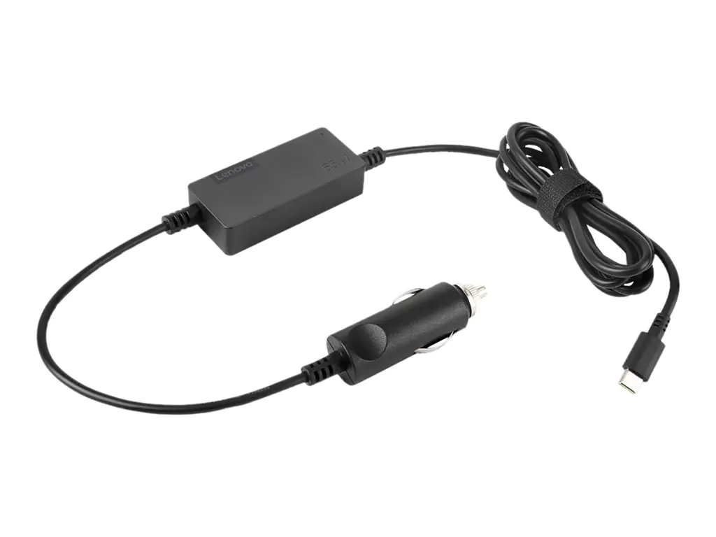Lenovo 65W USB-C DC Travel Adapter - Auto-Netzteil - DC 12 / 24 V - 65 Watt - Campus - für ThinkPad X1 Yoga Gen 8 21HQ