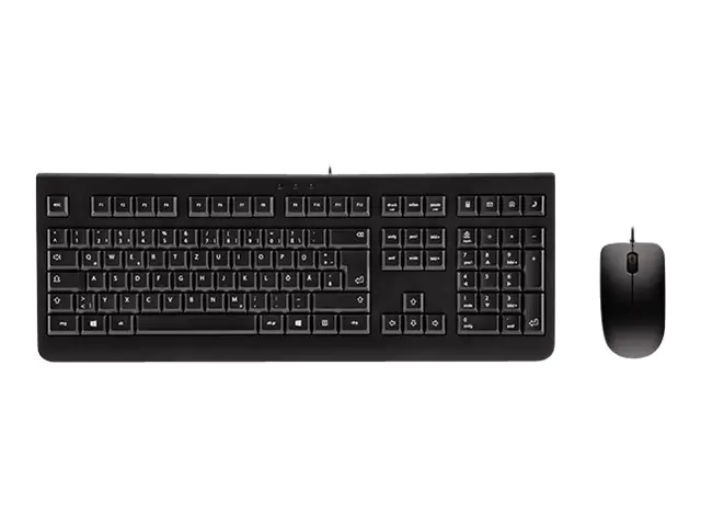 CHERRY DC 2000 - Tastatur-und-Maus-Set - USB - Tschechisch - Schwarz