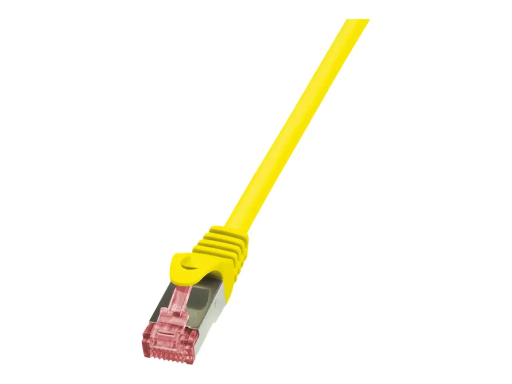 LogiLink PrimeLine - Patch-Kabel - RJ-45 (M) zu RJ-45 (M) - 1.5 m - SFTP, PiMF - CAT 6 - halogenfrei - Gelb