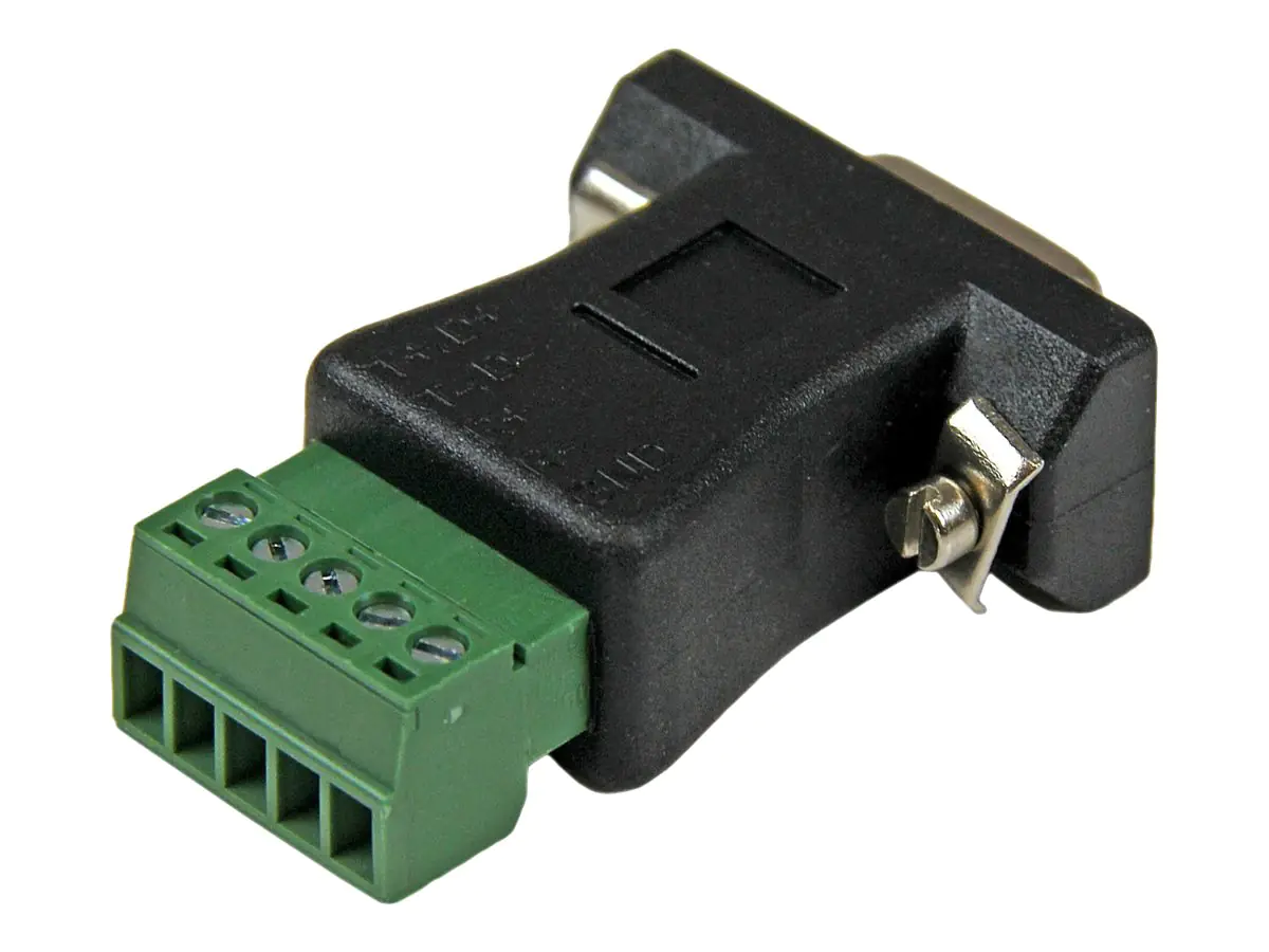 StarTech.com RS422 RS485 Seriell DB9 auf Klemmleiste - Serieller Adapter - 5-poliger Anschlussblock zu DB-9 (M) DB92422