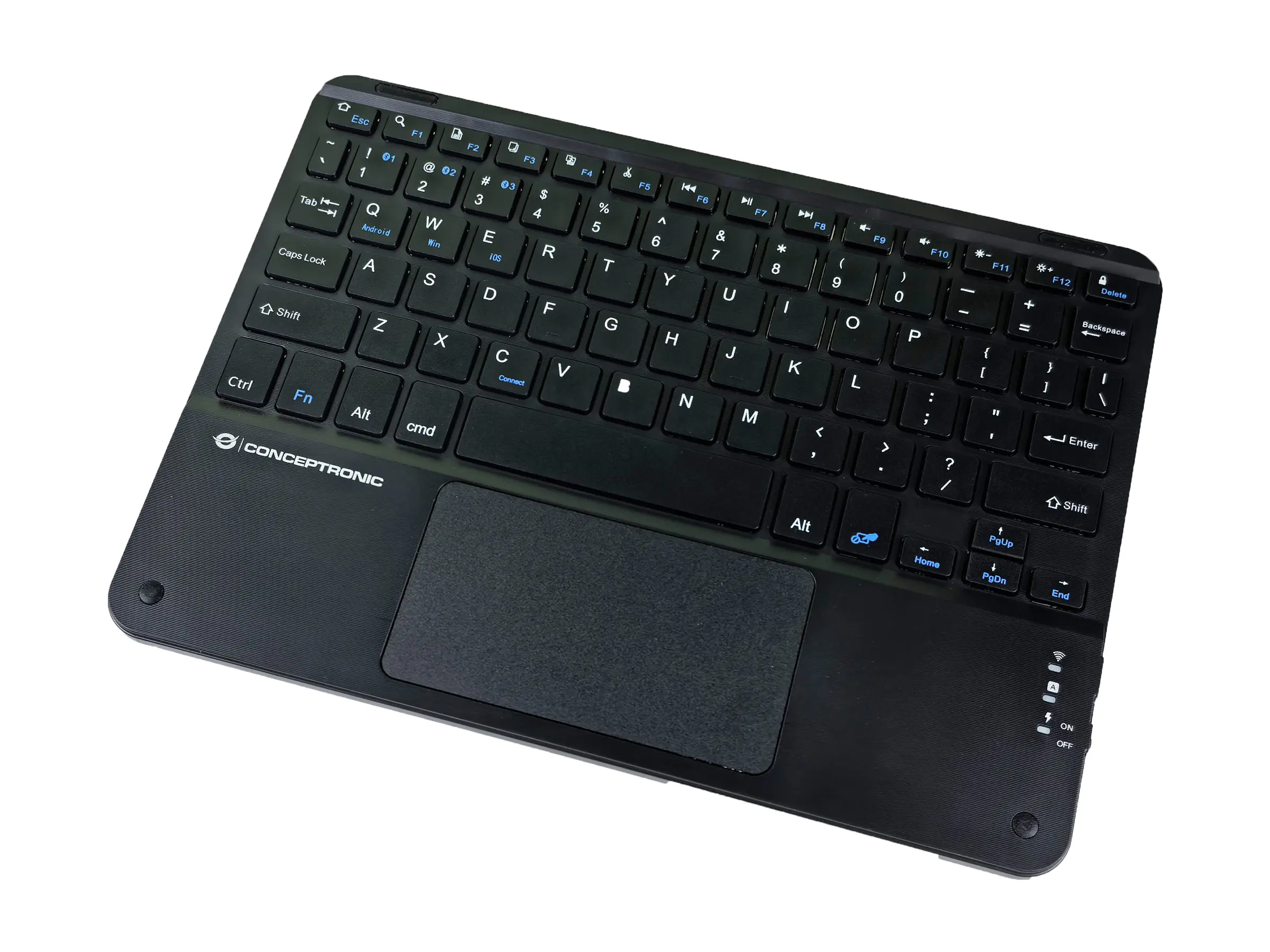 Conceptronic Wireless Tastatur Layout englisch 10" schwarz