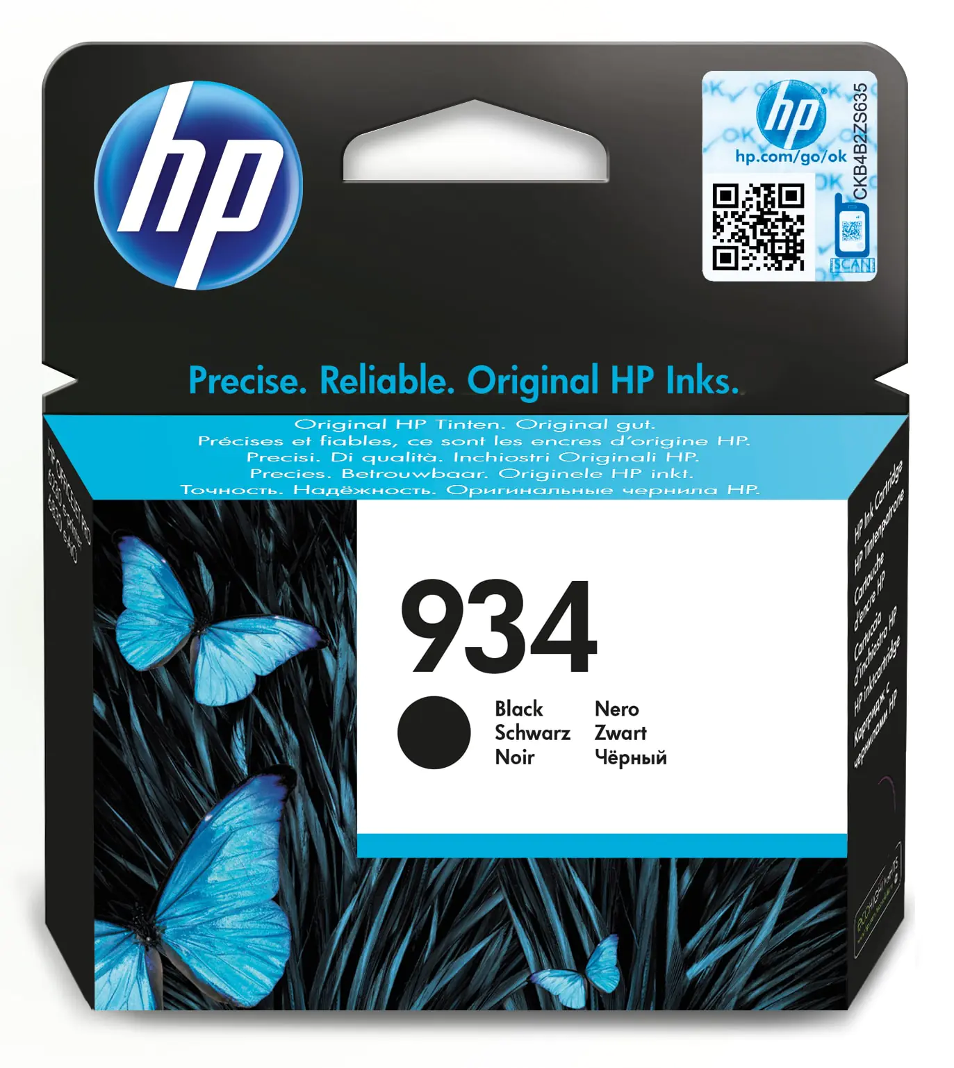 HP 934 - Schwarz - original - Tintenpatrone - für Officejet 6812, 6815, 6820; Officejet Pro 6230, 6230 ePrinter, 6830, 6835