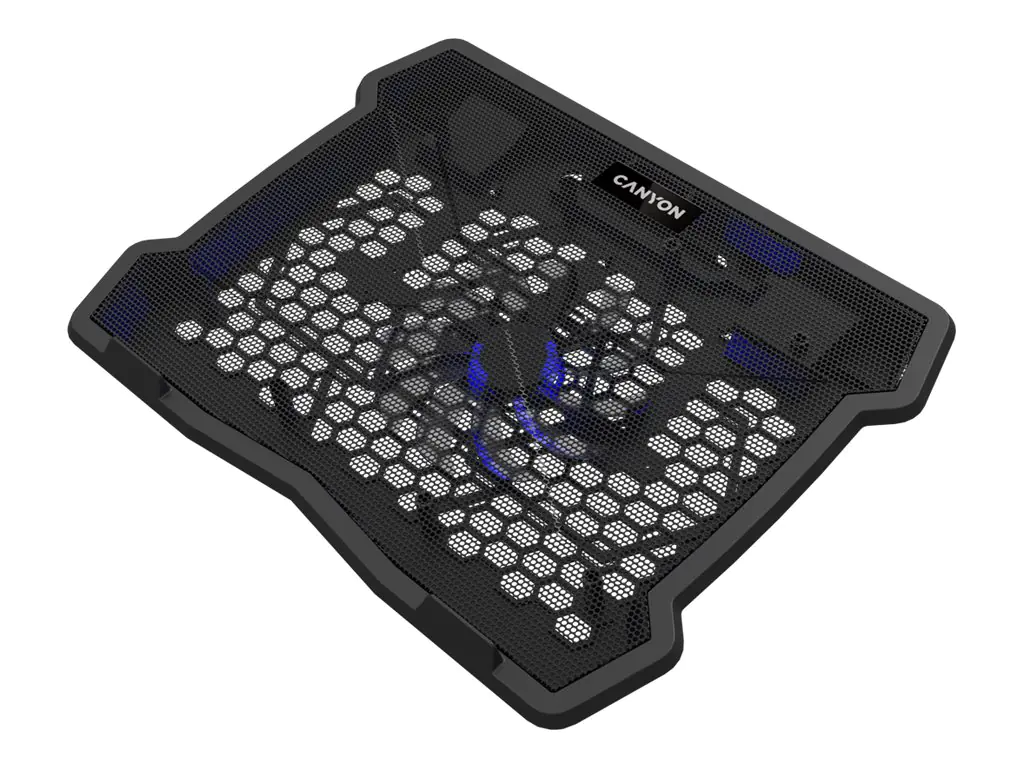 Canyon CNE-HNS02 - Notebook-Ständer - mit Ventilator - 125 mm - Schwarz