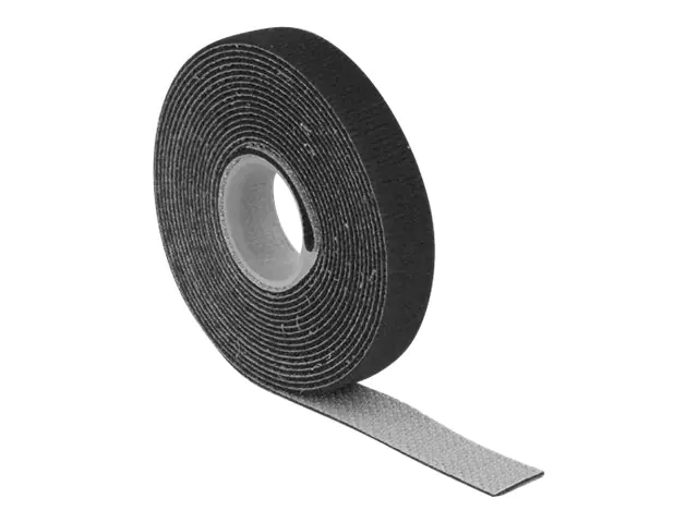 DeLOCK - Klettverschluss - 3 cm - Schwarz