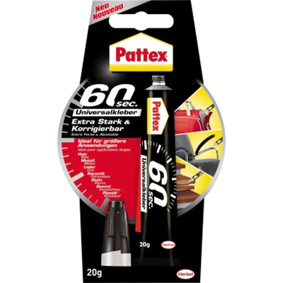 Pattex Universalkleber 60sec PUK6K 20g Pattex Universalkleber 60sec PUK6K 20g