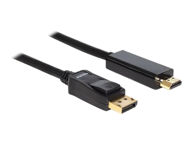 Delock - Adapterkabel - DisplayPort männlich zu HDMI männlich - 2 m Delock - Adapterkabel - DisplayPort männlich zu HDMI männlich - 2 m