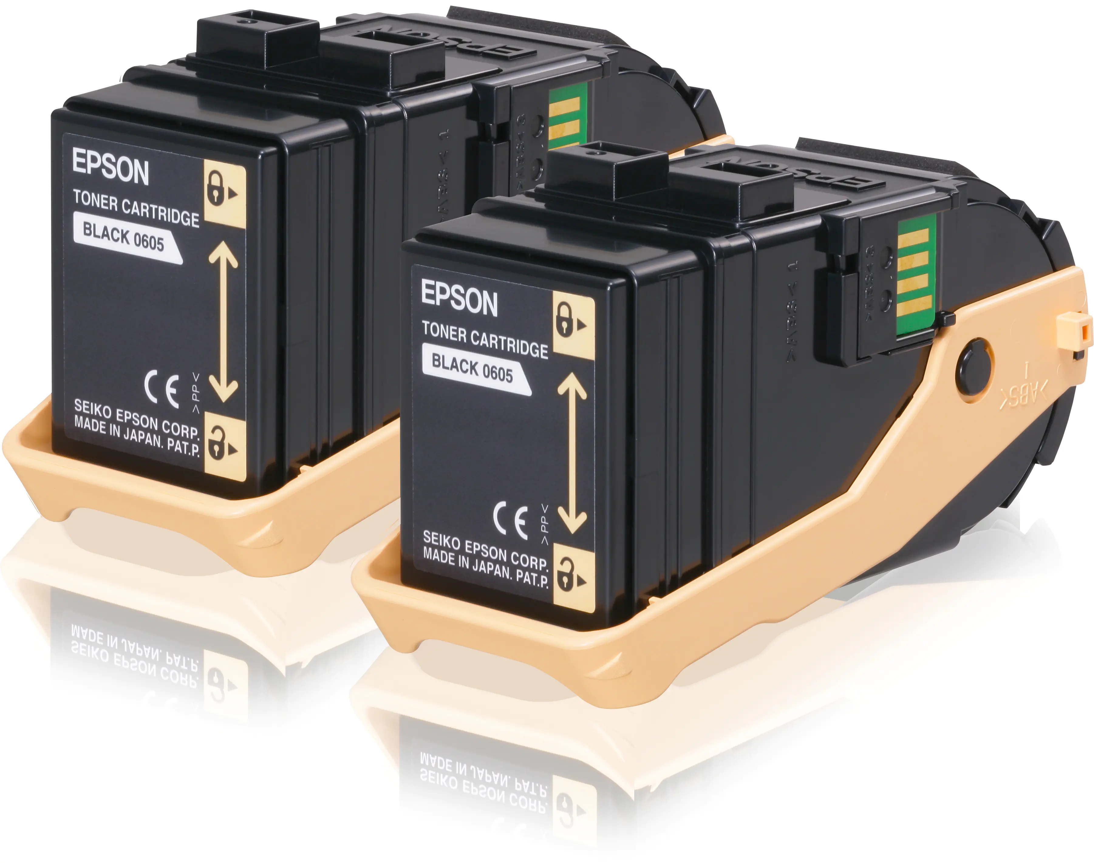 Epson Toner Doppelpack C13S050609 0605 Schwarz 2x 6.500 Seiten 2 Stück