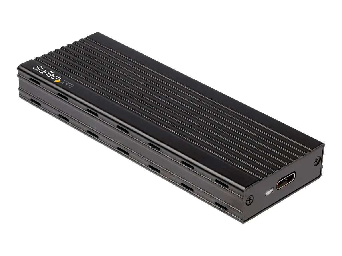 StarTech USB-C (10Gbps) to M.2 NVMe SSD Enclosure - Portable M.2 PCIe Aluminum Case - 1GB/s Read & Write - Mac & PC - Speichergehäuse - M.2 - M.2 Card - USB 3.1 (Gen 2) - Schwarz StarTech USB-C (10Gbps) to M.2 NVMe SSD Enclosure - Portable M.2 PCIe Aluminum Case - 1GB/s Read & Write - Mac & PC - Speichergehäuse - M.2 - M.2 Card - USB 3.1 (Gen 2) - Schwarz