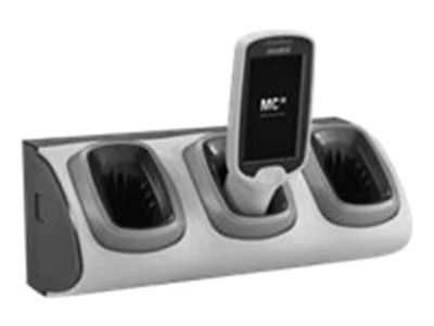 Zebra 3-Slot High Density Locking Cradle - Handheld-Ladestation - Ausgangsanschlüsse: 3 - für Zebra MC18, MC18 Personal Shopper, PS20J Plus; Personal Shoper Series PS20 Base, PS20 Plus