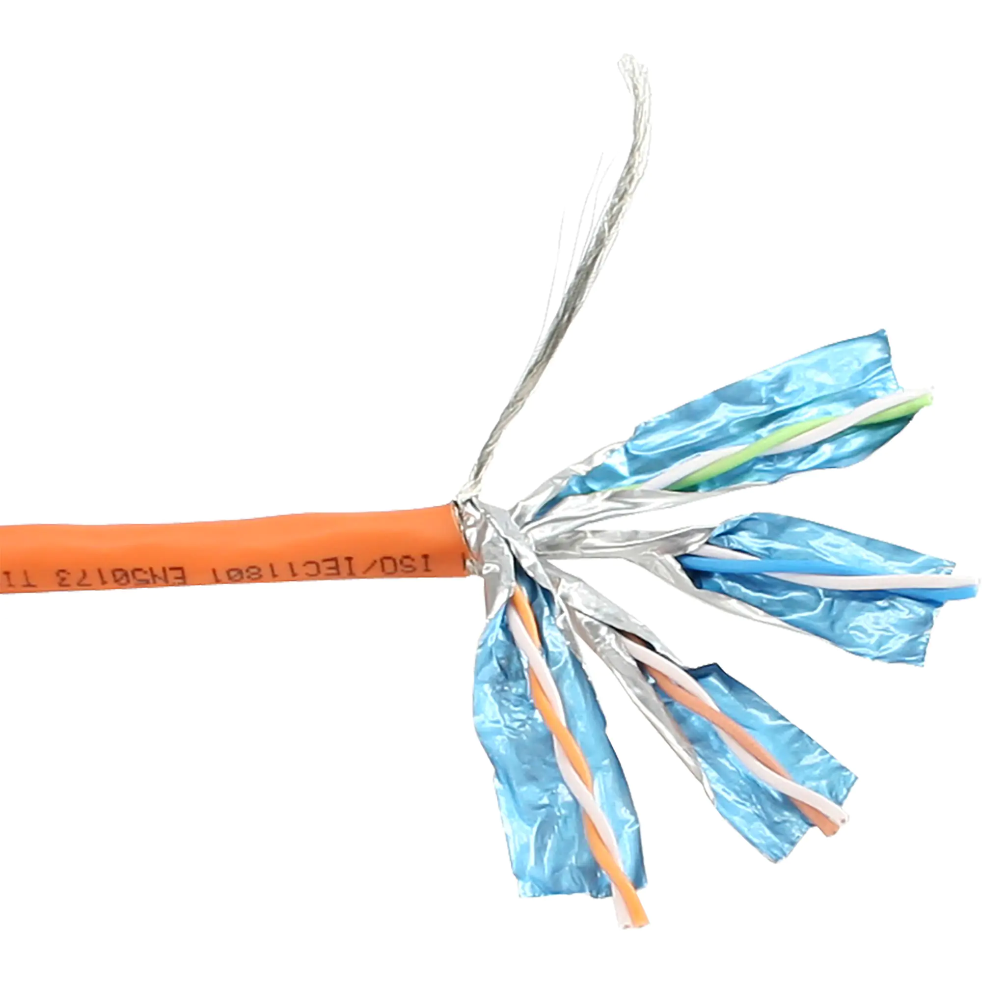 InLine Verlegekabel Cat.6 - 250MHz - S/FTP (PiMf) - CU - AWG23 - halogenfrei - 100m 70501