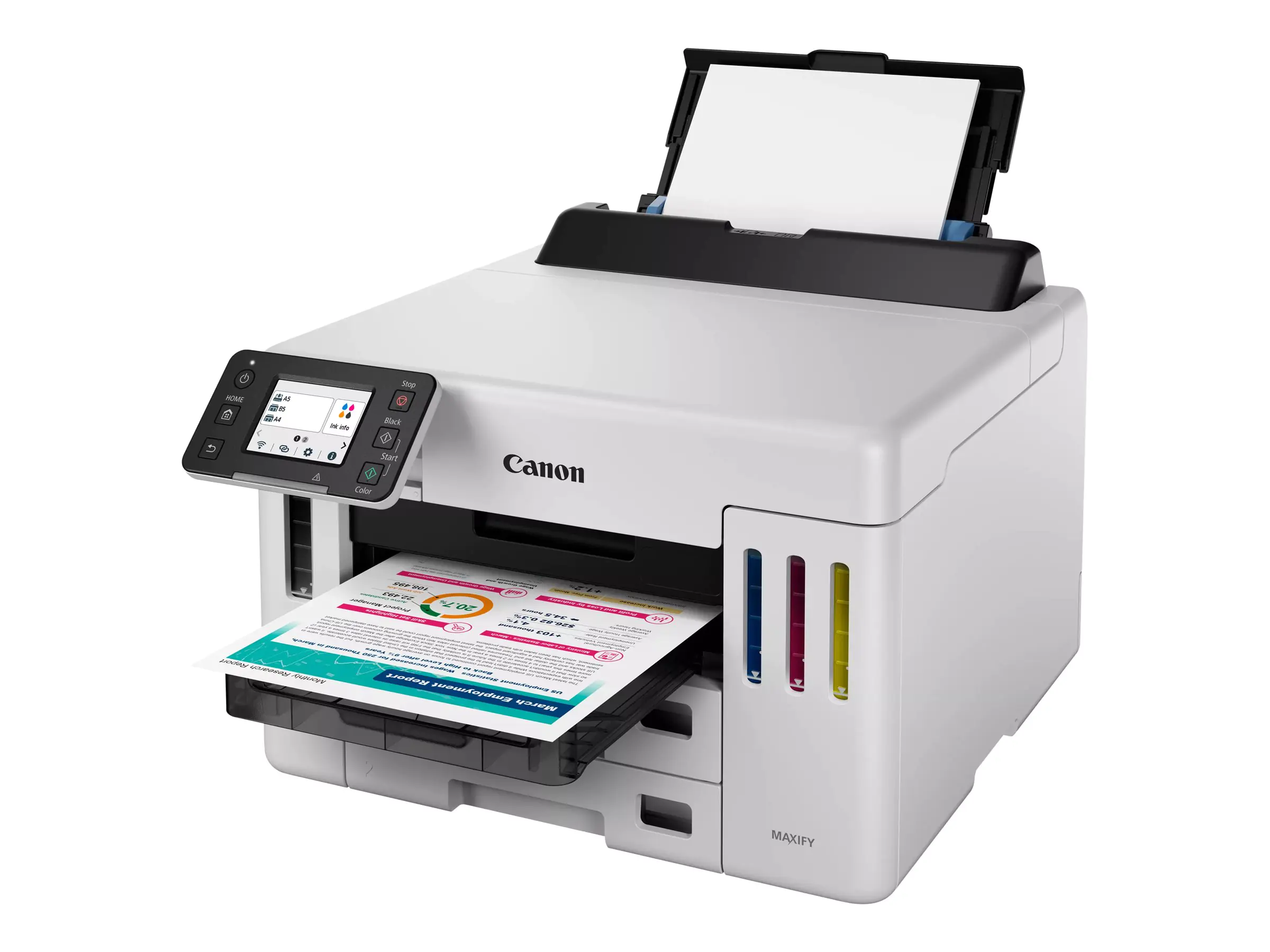 Canon MAXIFY GX5550 - Drucker - Farbe - Duplex - Tintenstrahl - ITS - A4/Legal - 600 x 1200 dpi - bis zu 24 ipm (einfarbig) 6179C006