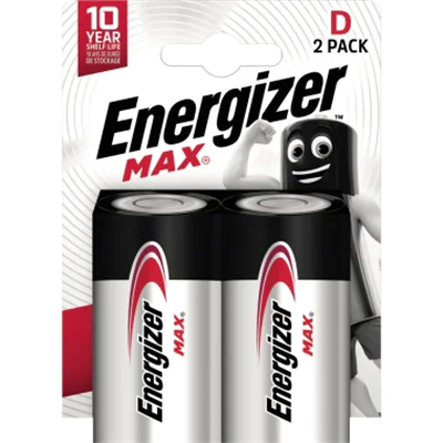 Energizer Batterie Max Alkaline E302306800 D/Mono/LR20 2 St./Pack. Energizer Batterie Max Alkaline E302306800 D/Mono/LR20 2 St./Pack.