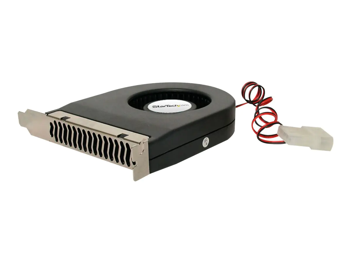 StarTech Interner Slotblech Gehäuselüfter mit 4-Pin LP4-Molex - Slotlüfter / Entlüfter - System-Gebläseeinheit StarTech Interner Slotblech Gehäuselüfter mit 4-Pin LP4-Molex - Slotlüfter / Entlüfter - System-Gebläseeinheit