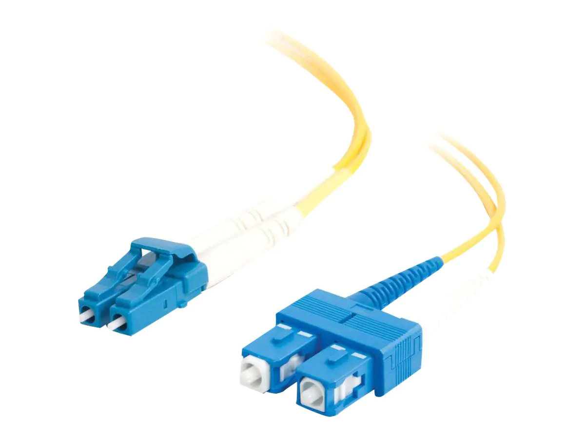 C2G Patch-Kabel Glasfaser 85591 10.00 m Gelb