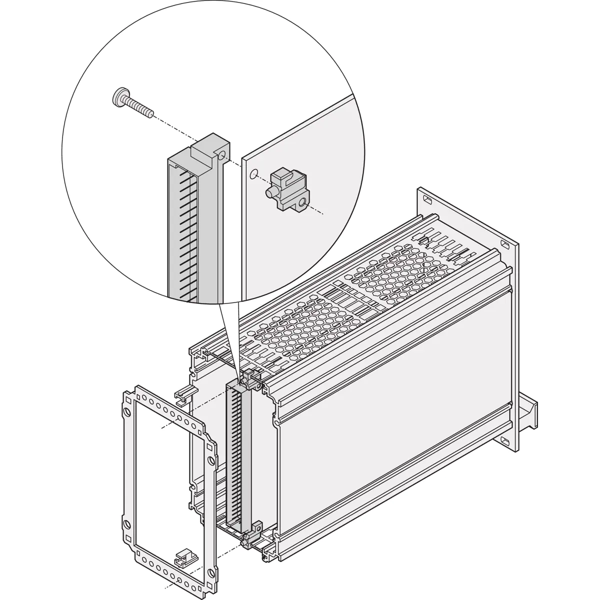 SCHROFF KIT PIU PCB BRACKET S2 5PAIR