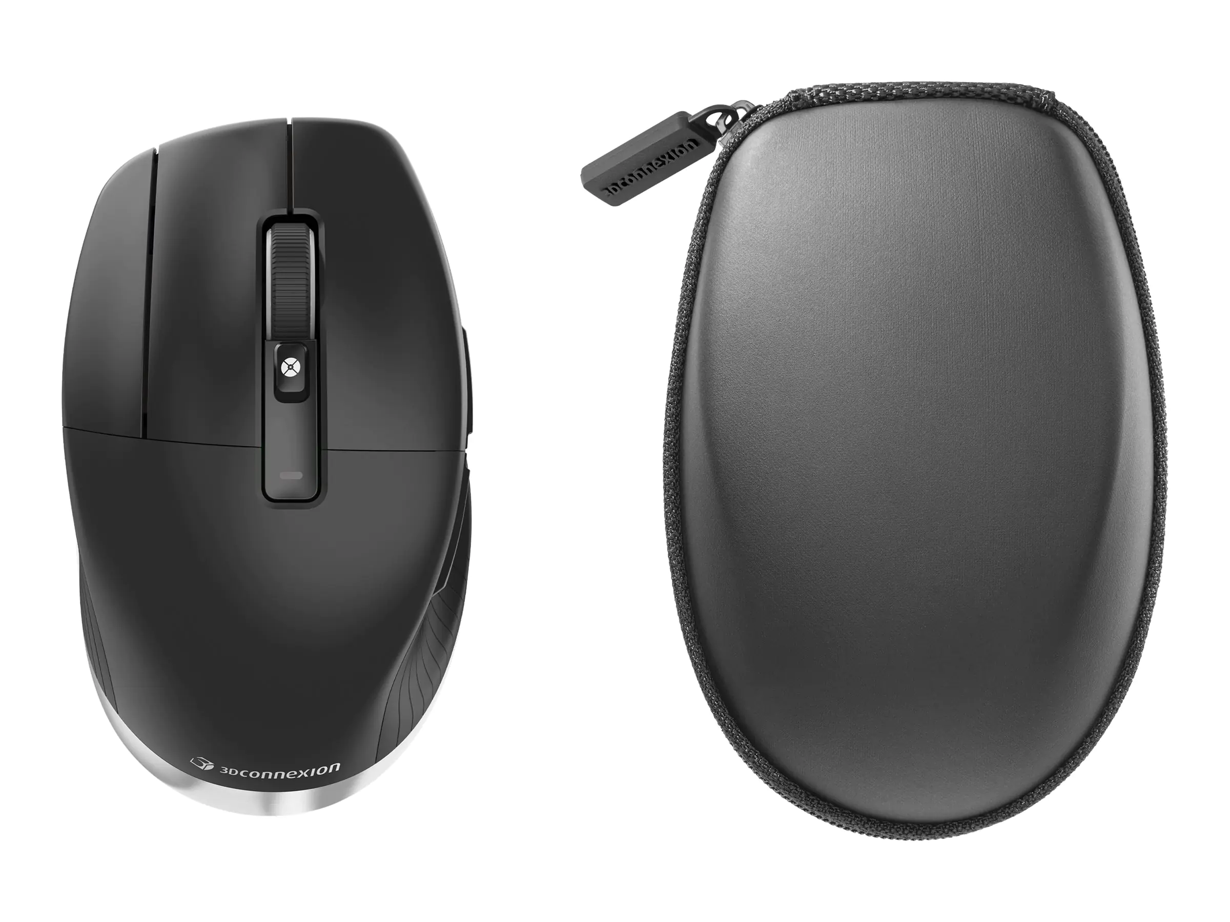 3Dconnexion CadMouse Pro Wireless Left - Maus - ergonomisch - Für Linkshänder - 7 Tasten - kabellos - Bluetooth, 2.4 GHz, USB-C - kabelloser Empfänger (USB) 3DX-700117