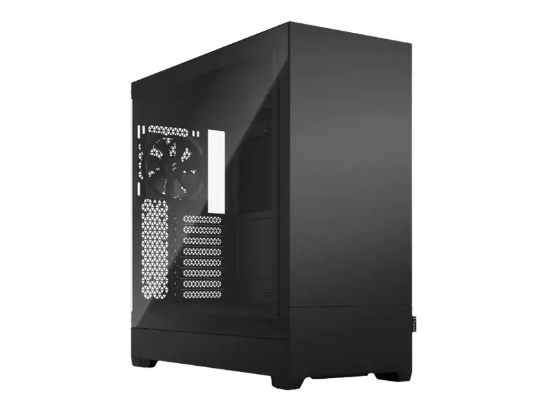 Fractal Design Pop XL Silent - Tower - E-ATX - Seitenteil mit Fenster (gehärtetes Glas) - keine Spannungsversorgung (ATX) - Schwarz TG mit klarer Farbe - USB/Audio