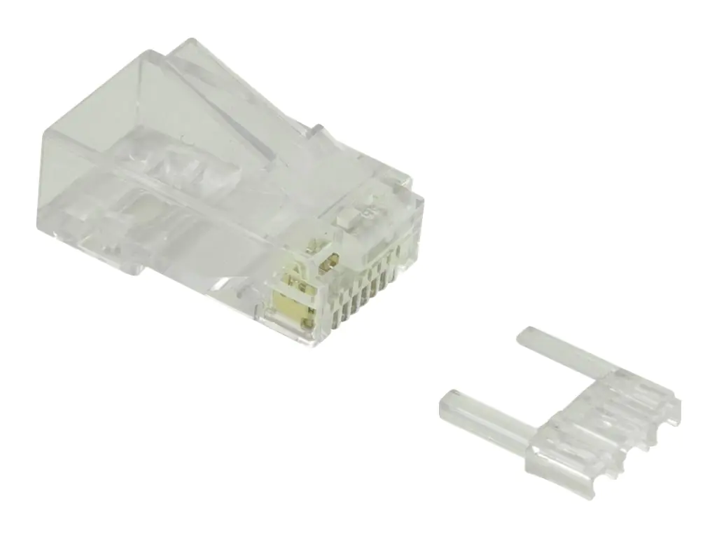 VALUE Netzwerkanschluss - RJ-45 (M) - ungeschirmt - CAT 6e - durchsichtig (Packung mit 10) 21.99.3062