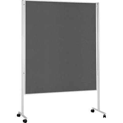 magnetoplan Präsentationswand 1101101M Filz grau magnetoplan Präsentationswand 1101101M Filz grau