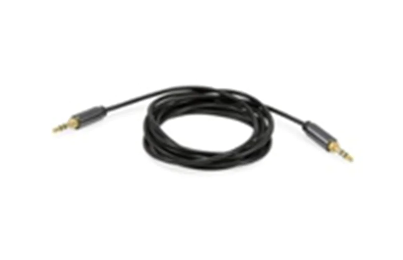 Equip 147083, 3.5mm, Männlich, 3.5mm, Männlich, 2,5 m, Schwarz