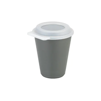 Koziol Trinkbecher MOVE CUP Mehrweg 300ml TPE Kunststoff nature ash grey Koziol Trinkbecher MOVE CUP Mehrweg 300ml TPE Kunststoff nature ash grey