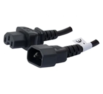 exertis Connect - Spannungsversorgungs-Verlängerungskabel - IEC C14 zu IEC 60320 C15 - 10 A - 1.8 m - Schwarz exertis Connect - Spannungsversorgungs-Verlängerungskabel - IEC C14 zu IEC 60320 C15 - 10 A - 1.8 m - Schwarz