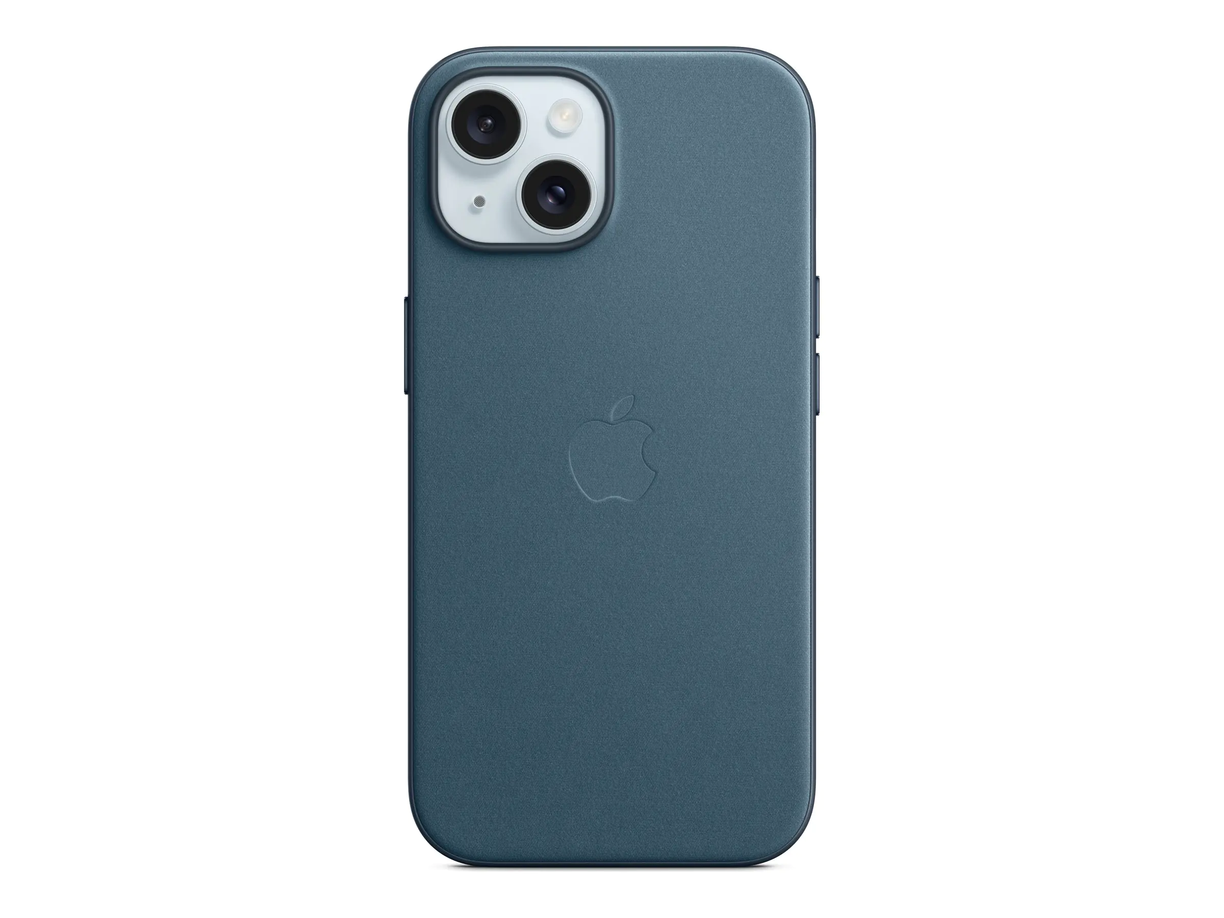 Apple - Hintere Abdeckung für Mobiltelefon - kompatibel mit MagSafe - Microtwill, FineWoven - Aubergine - für iPhone 15