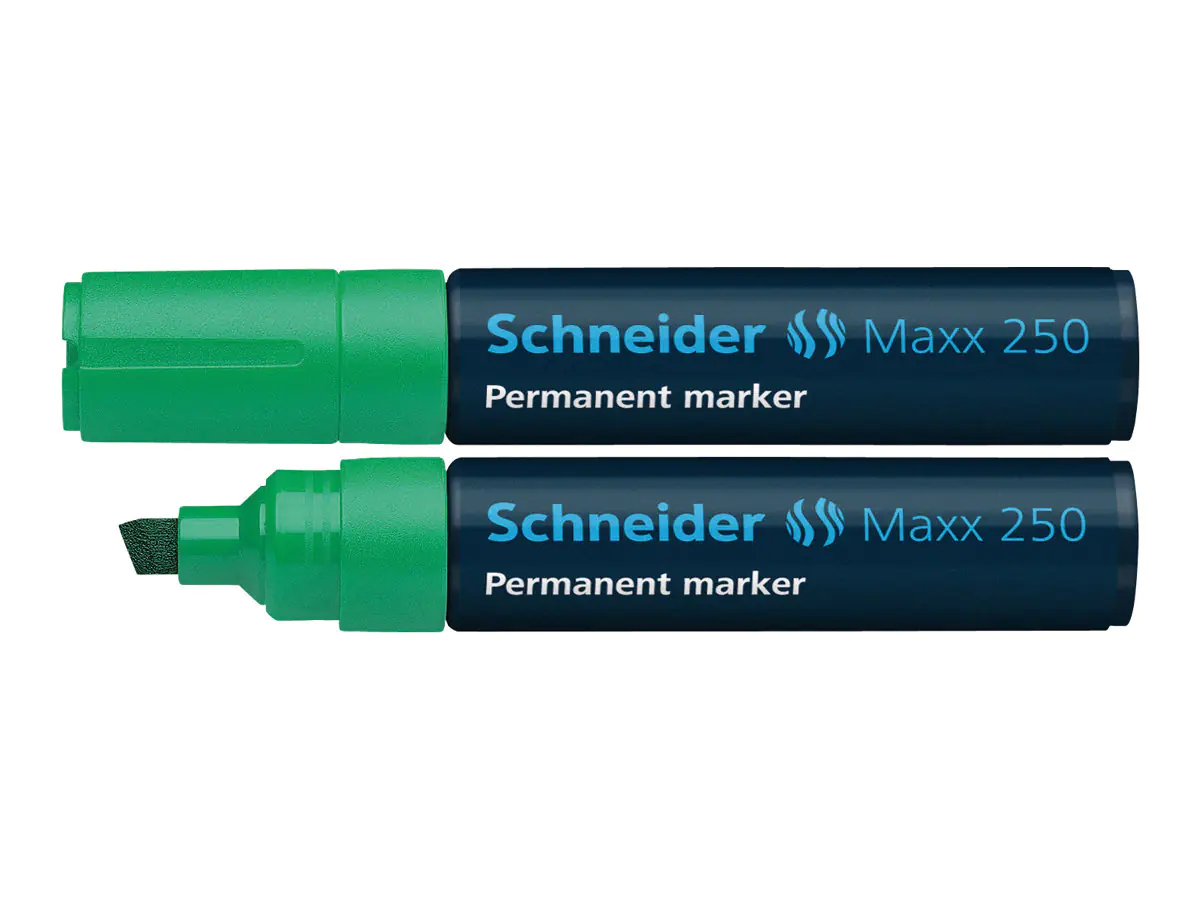 Schneider Permanentmarker Maxx 250 125004 2-7mm Keilspitze grün