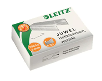 Leitz Heftklammer Juwel 56420000 6mm verzinkt 2.000 St./Pack.