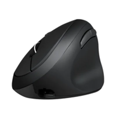Perixx PERIMICE-819, rechts, Optisch, RF Wireless + Bluetooth + USB Type-A, 2400 DPI, Schwarz