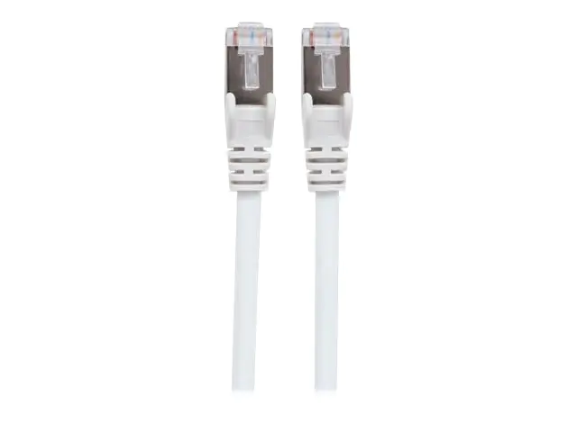 Intellinet Network Patch Cable, Cat6, 30m, White, Copper, S/FTP, LSOH / LSZH, PVC, RJ45, Gold Plated Contacts, Snagless, Booted, Lifetime Warranty, Polybag - Patch-Kabel - RJ-45 (M) 736077